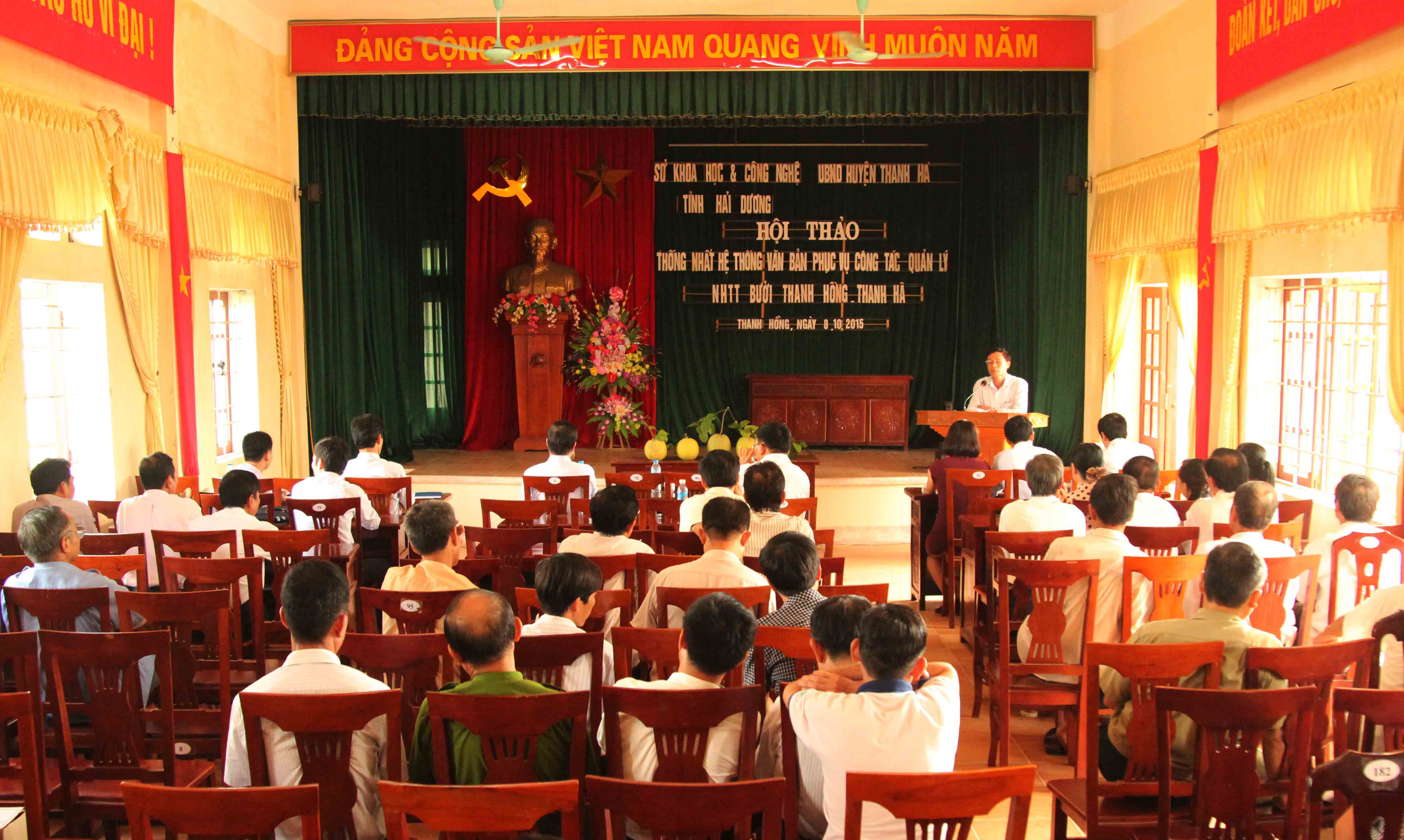 Hoàn thiện văn bản phục vụ công tác quản lý nhãn hiệu tập thể bưởi Thanh Hồng (Thanh Hà)